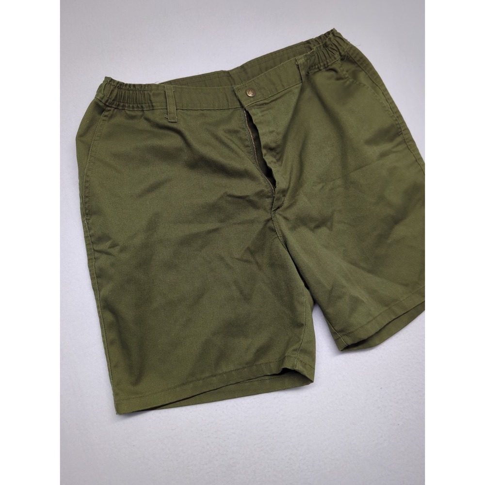 Vintage Boy Scouts Of America Bush Shorts Army Green Men's 38" Waist 7" Inseam